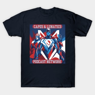 Capes & Lunatics Podcast Network T-Shirt